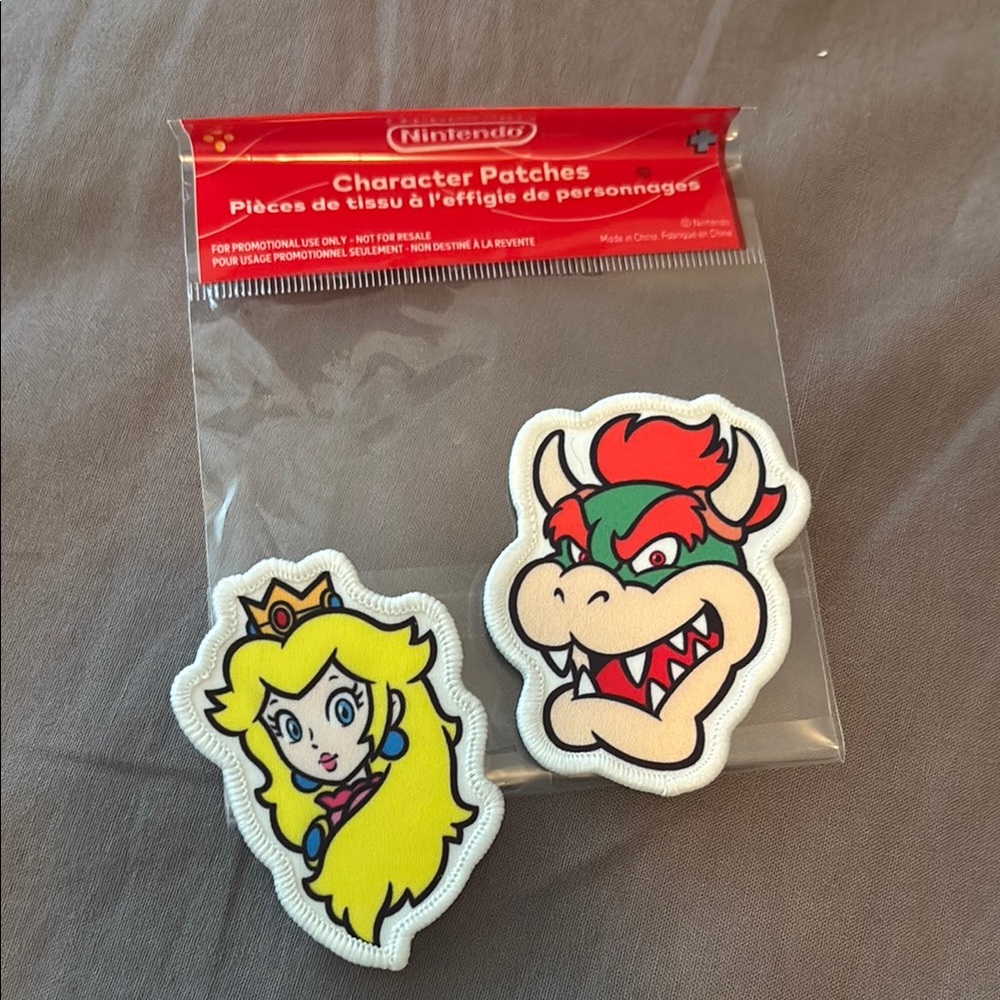 3/$30 Nintendo Character Patches